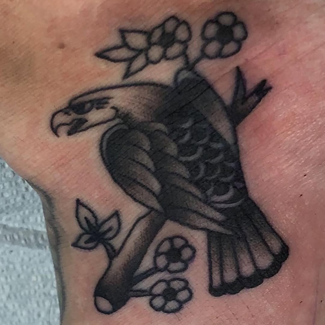 Tattoo by @jritchtattoo — american_traditional, black_and_grey