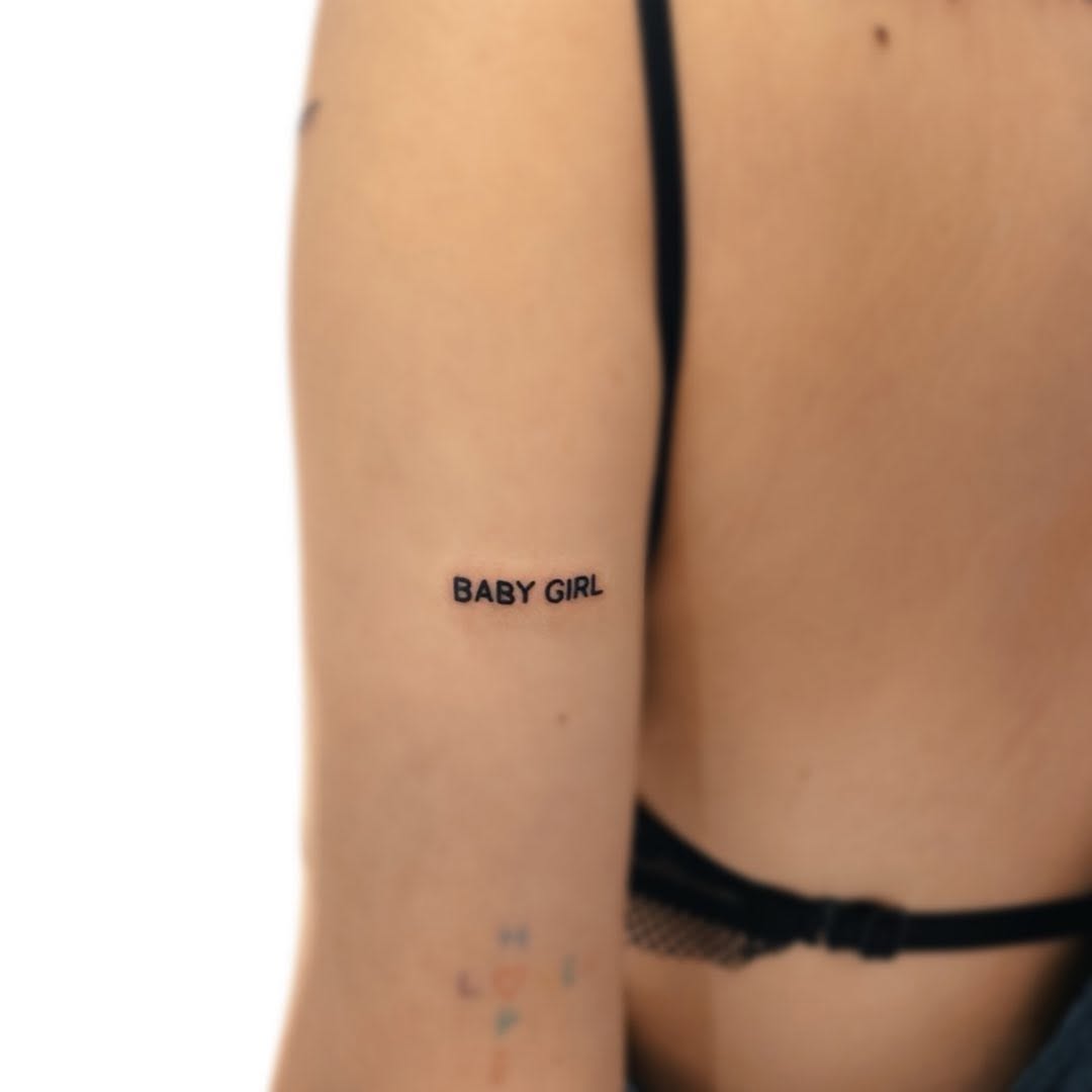 Tattoo by @angustattoo โ lettering_script, fine_line