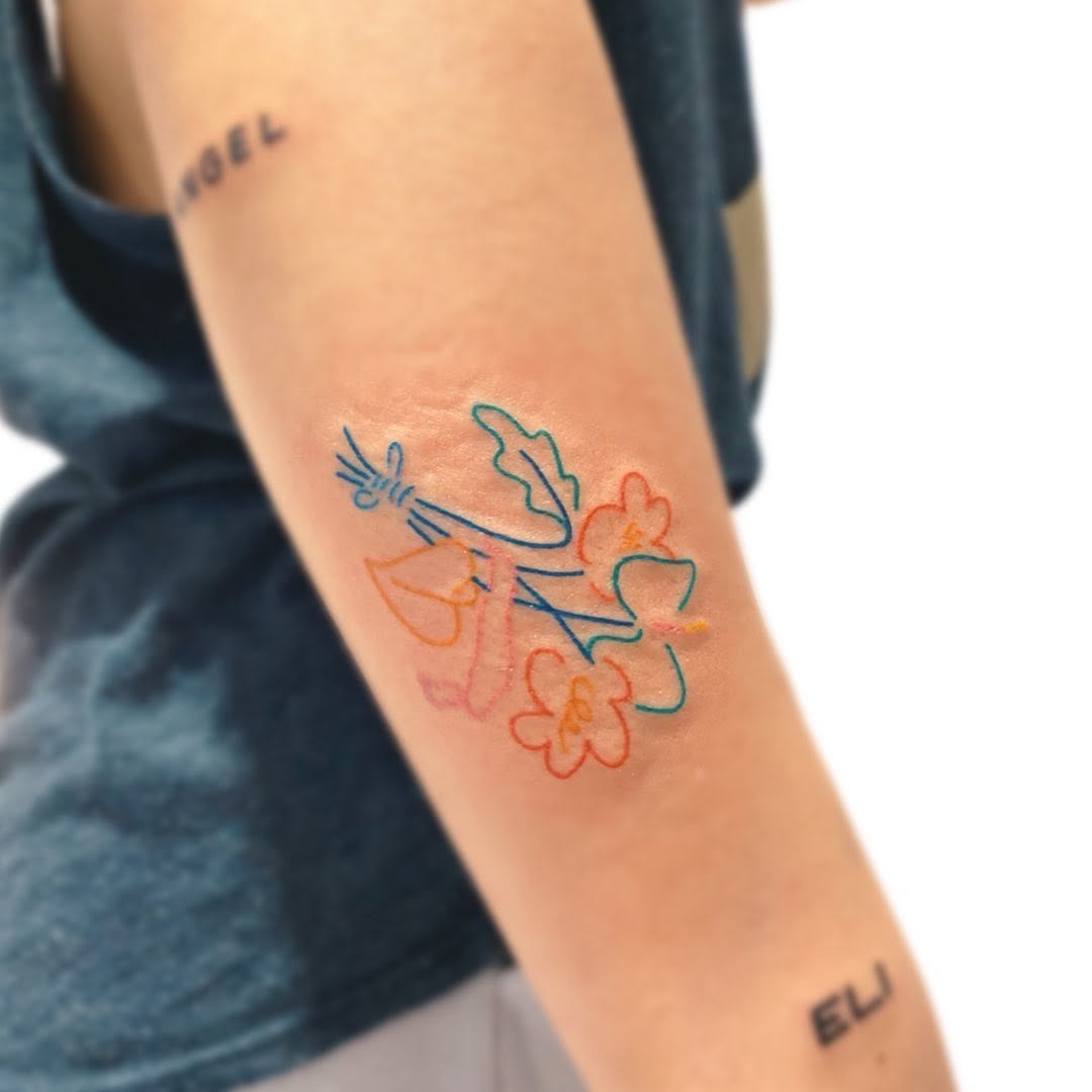 Tattoo by @angustattoo โ fine_line, minimalist