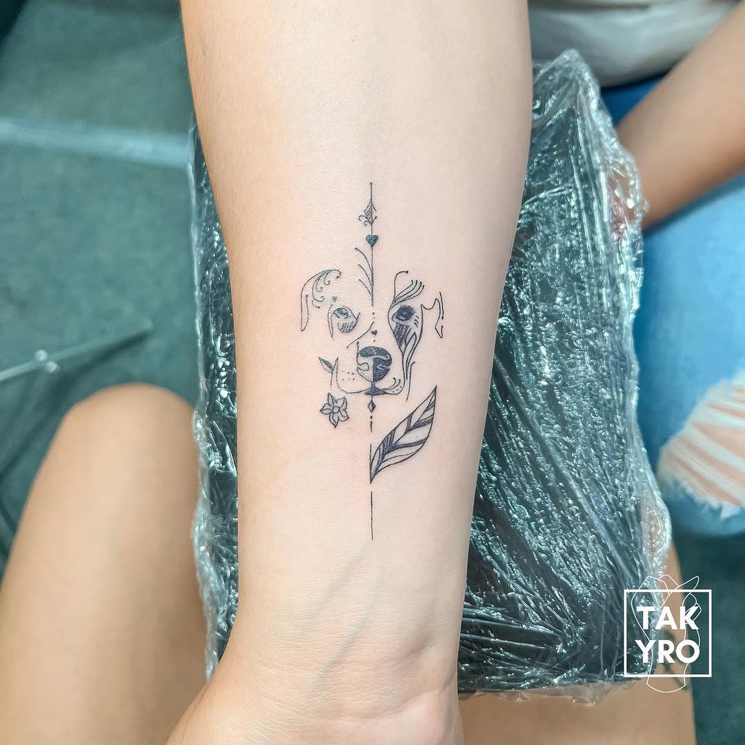 Tattoo by @takyro_finelinetattoo — fine_line, minimalist