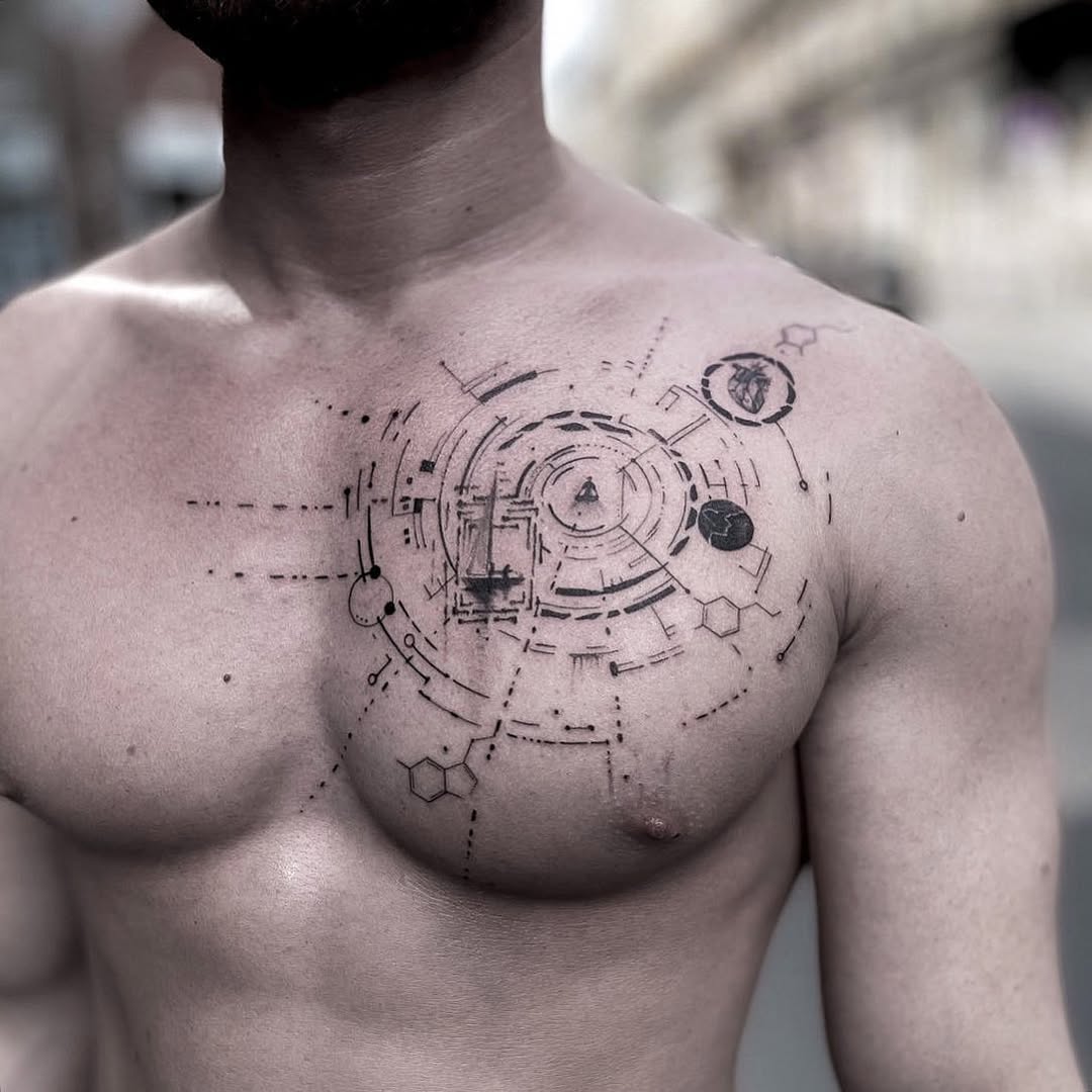 Tattoo by @johny_bozoki — geometric