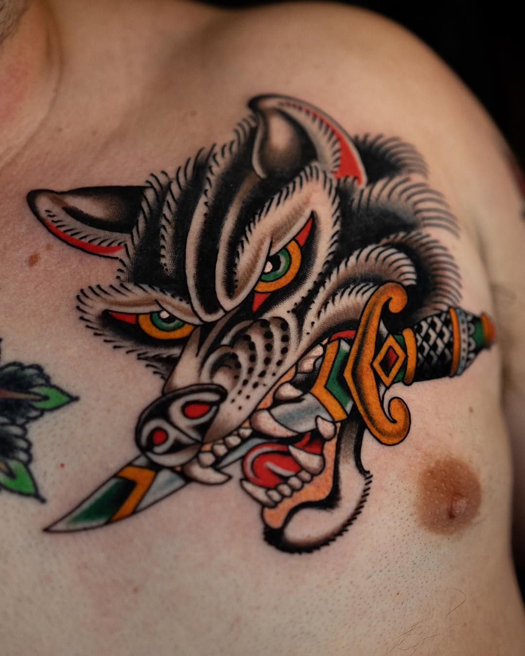 Tattoo by @dannyderrick โ american_traditional, neo_traditional