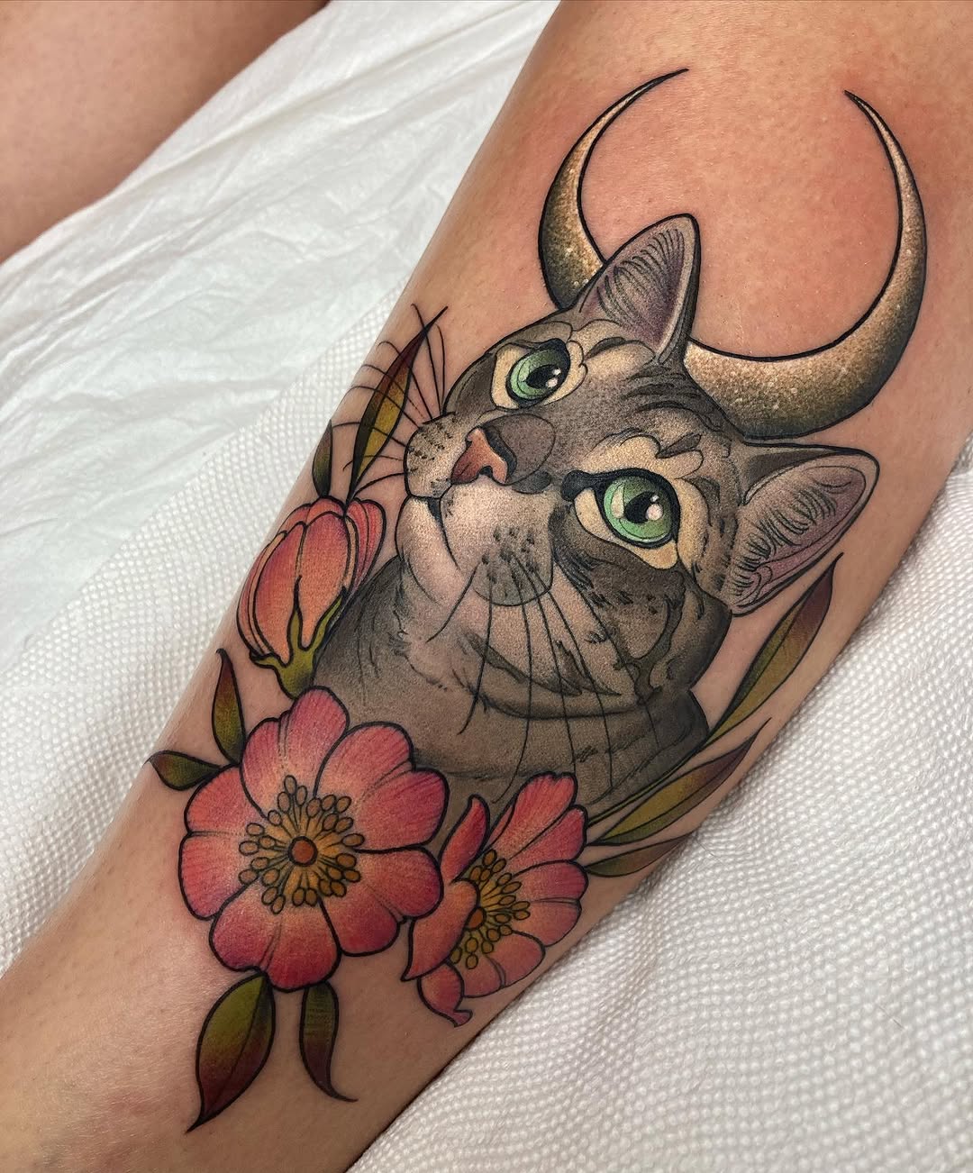 Tattoo by @charlotte.e.tattoos — realism, neo_traditional