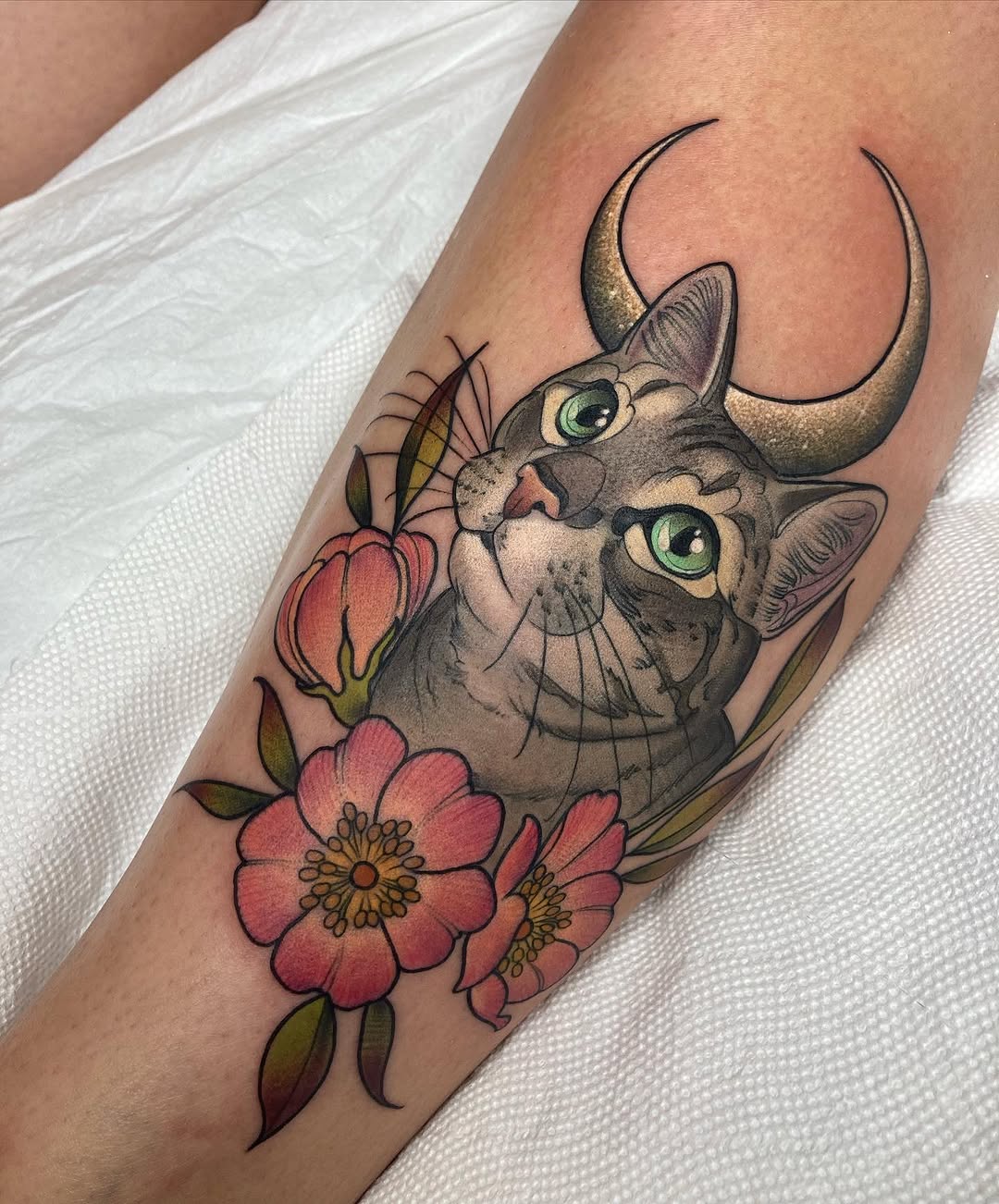 Tattoo by @charlotte.e.tattoos — realism, neo_traditional