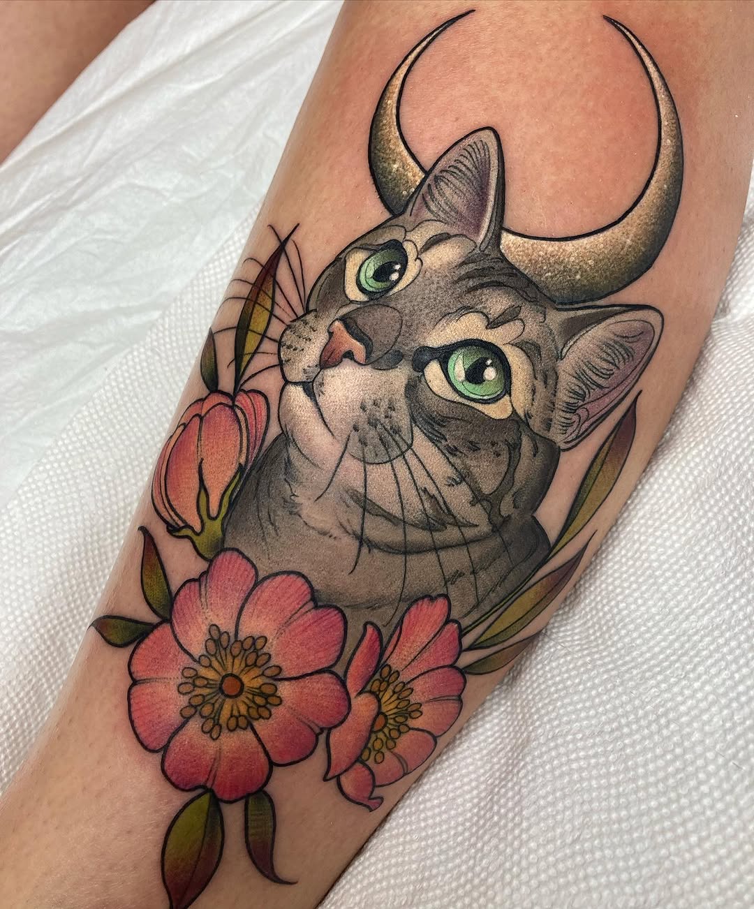 Tattoo by @charlotte.e.tattoos — realism, neo_traditional
