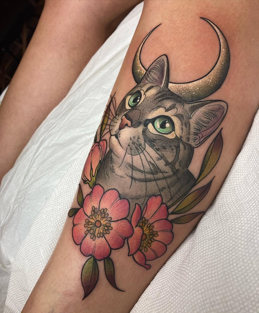 Tattoo by @charlotte.e.tattoos — realism, neo_traditional