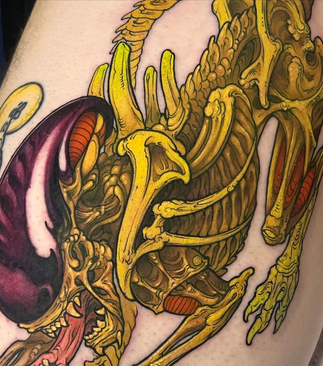 Tattoo by @tattoosbyalisha — realism, dark_realism