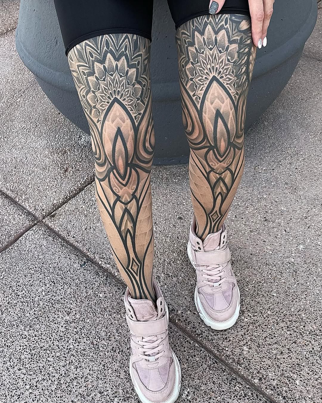 Tattoo by @ilyacascad — blackwork, ornamental