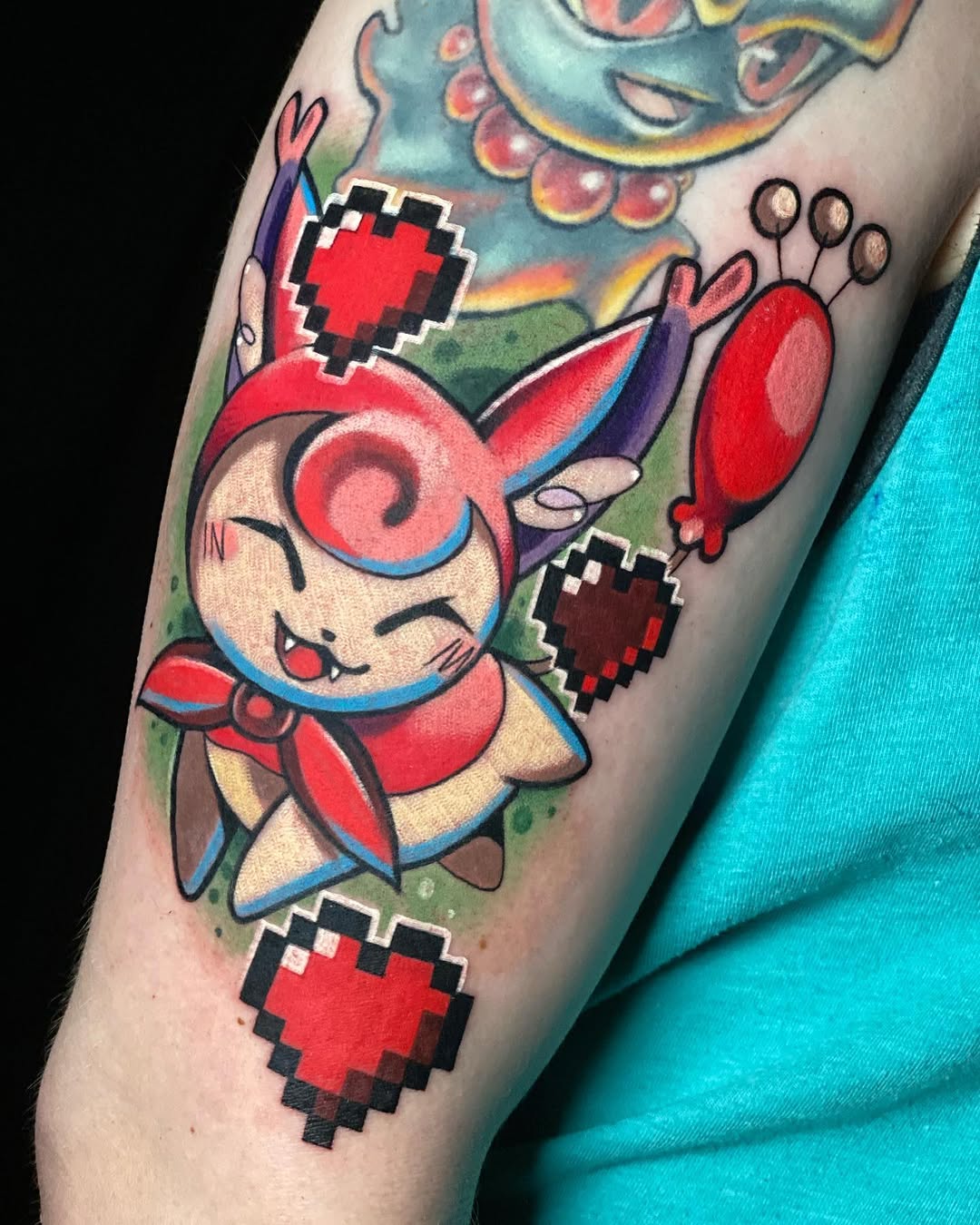 Tattoo by @ratgirltattoo โ new_school, anime