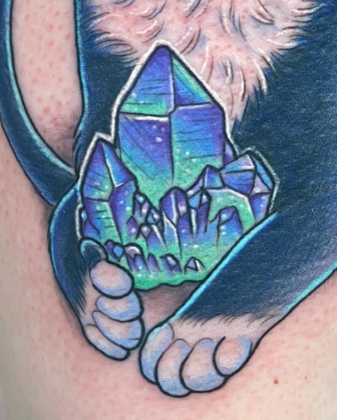 Tattoo by @lizglitztattoo — illustrative, realism