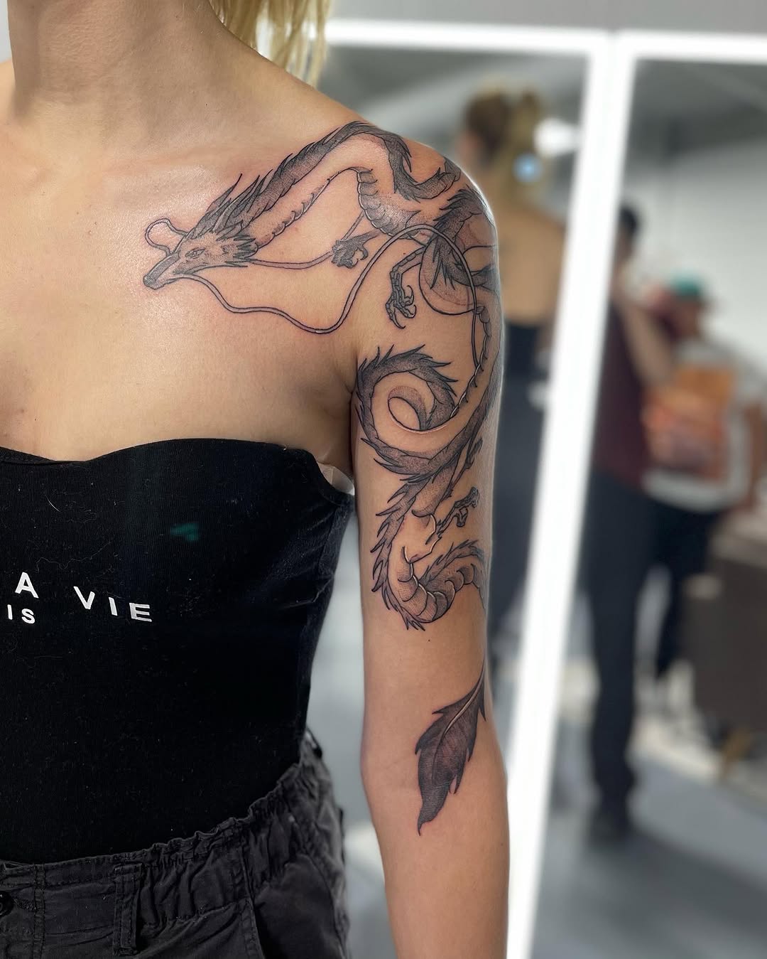 Tattoo by @jonathanharts_ — fine_line, illustrative