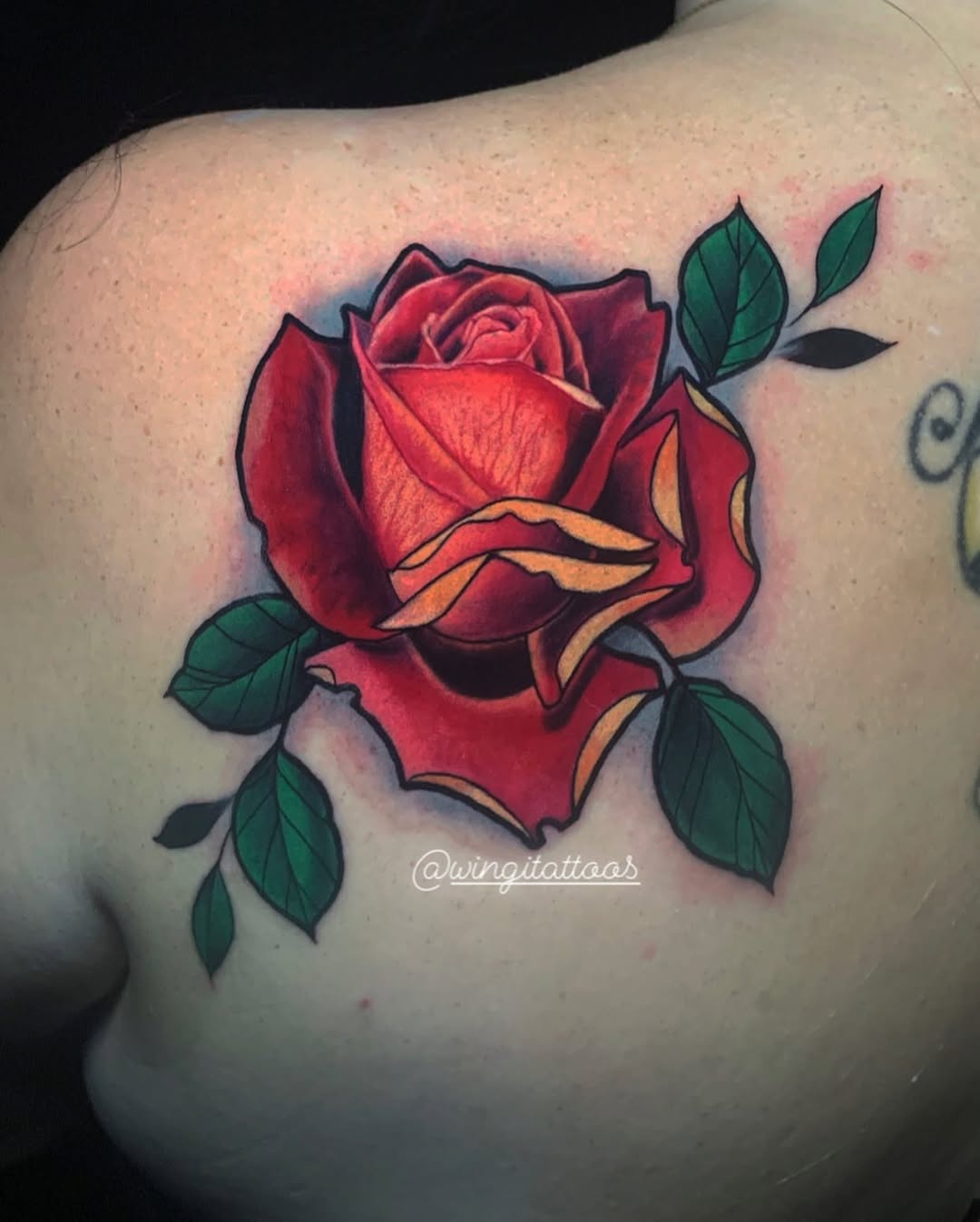 Tattoo by @darlindawntattoos — realism, color