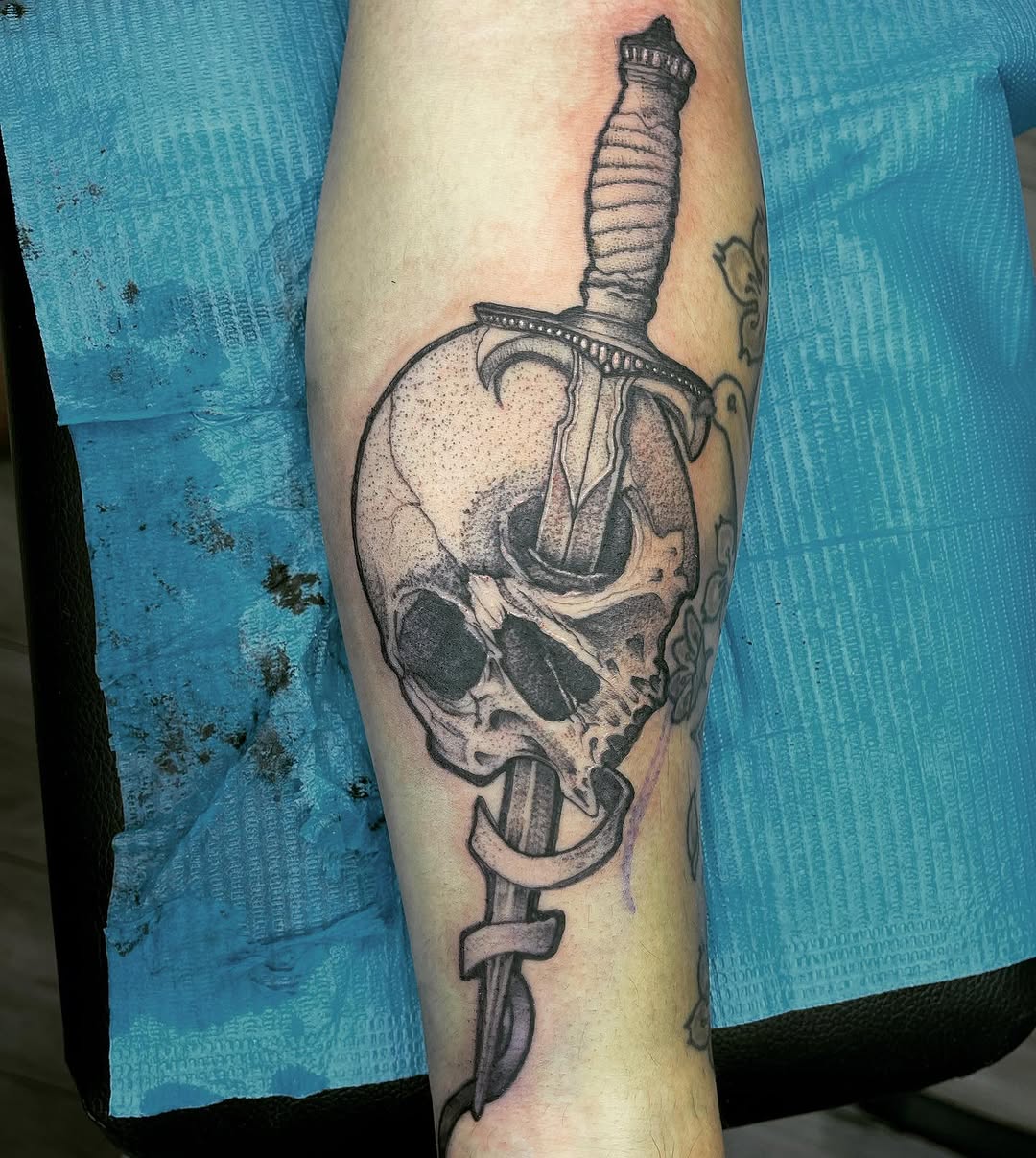 Tattoo by @jeffkaithtattoos — black_and_grey, realism