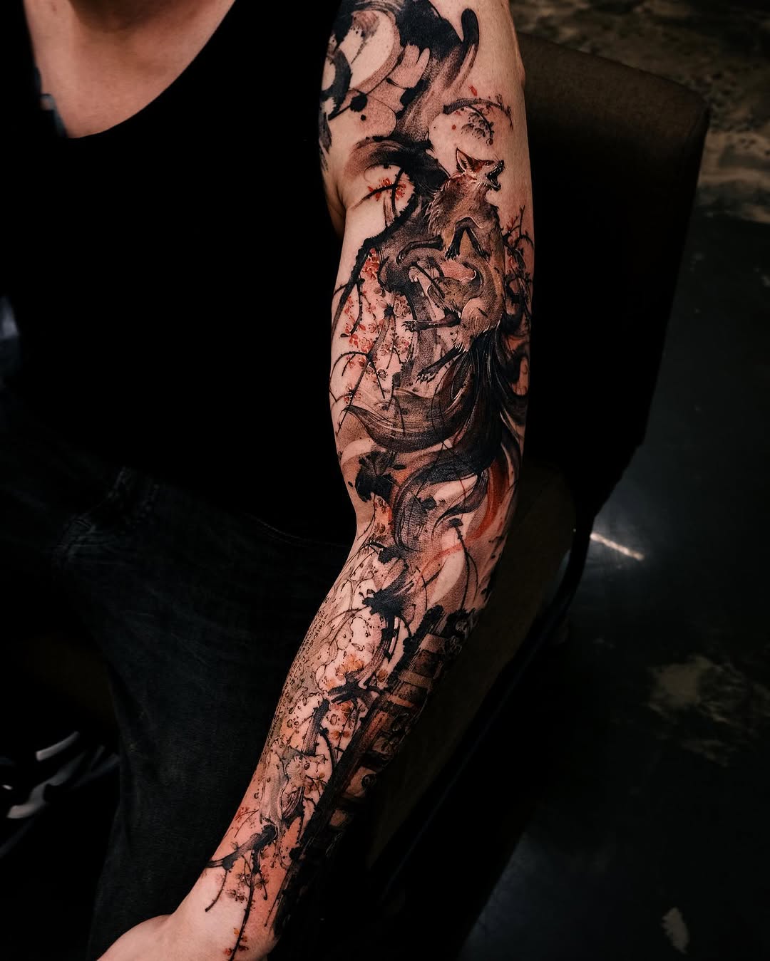Tattoo by @ati.ful — trash_polka, illustrative