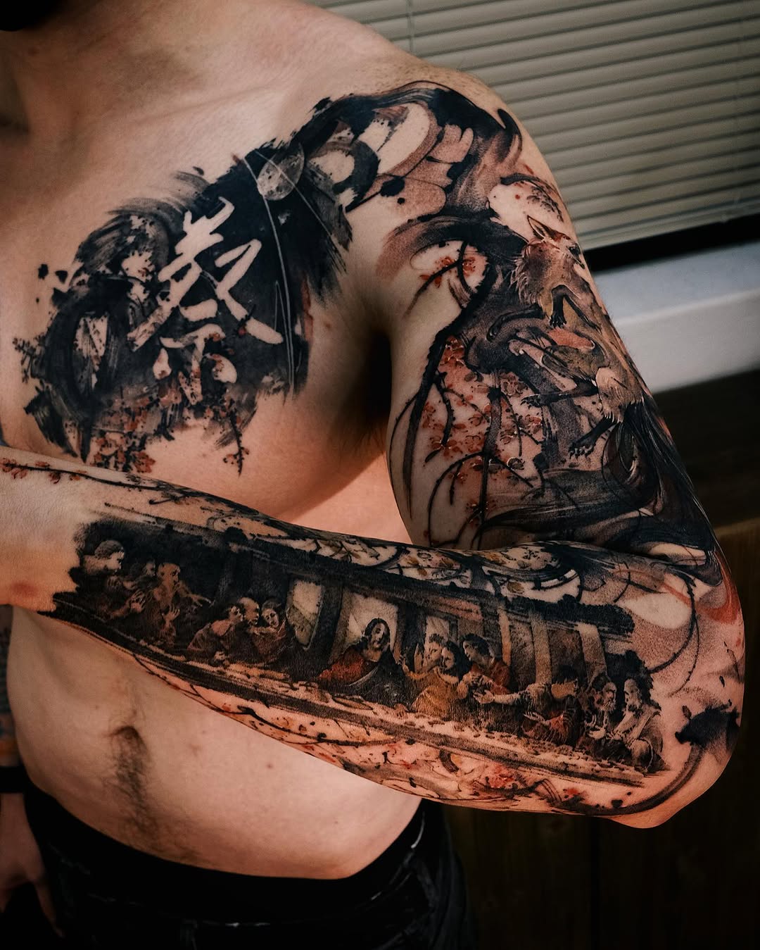 Tattoo by @ati.ful — realism, trash_polka