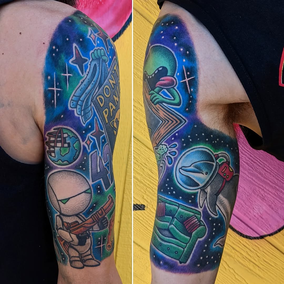 Tattoo by @lastblakeonearth — new_school, illustrative