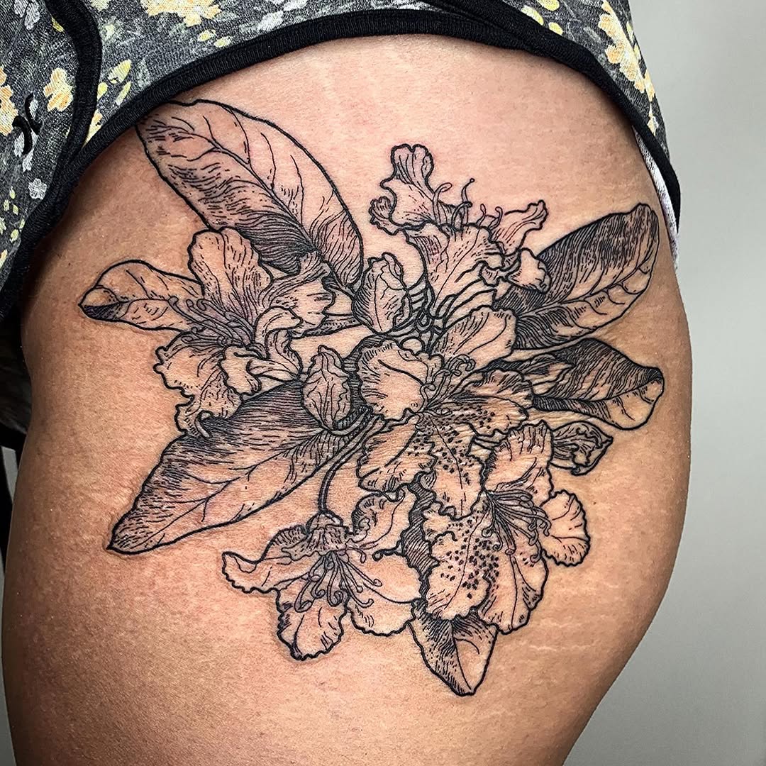 Tattoo by @midnight_moonlighttt β blackwork