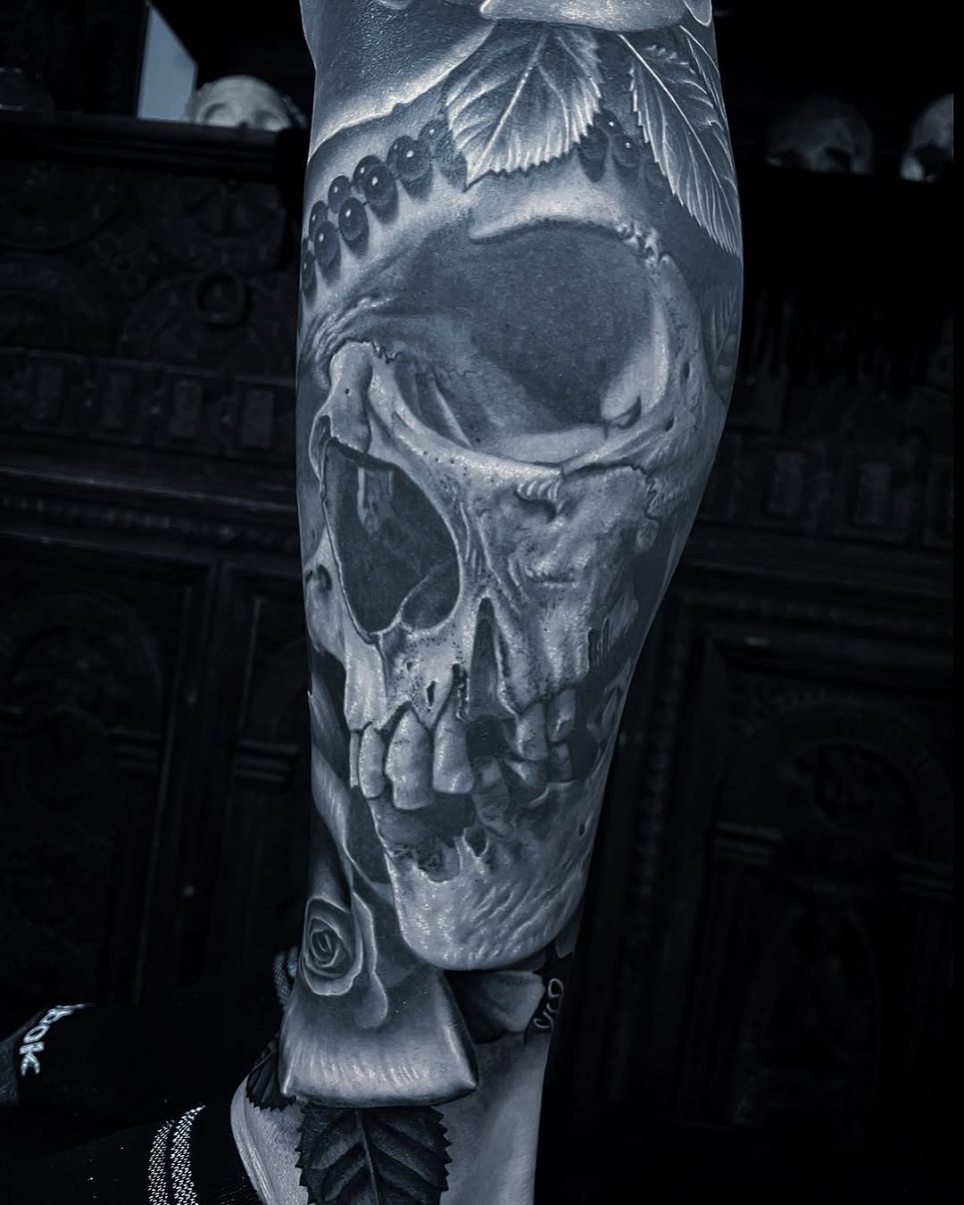 Tattoo by @drawingdeadart โ realism, dark_realism
