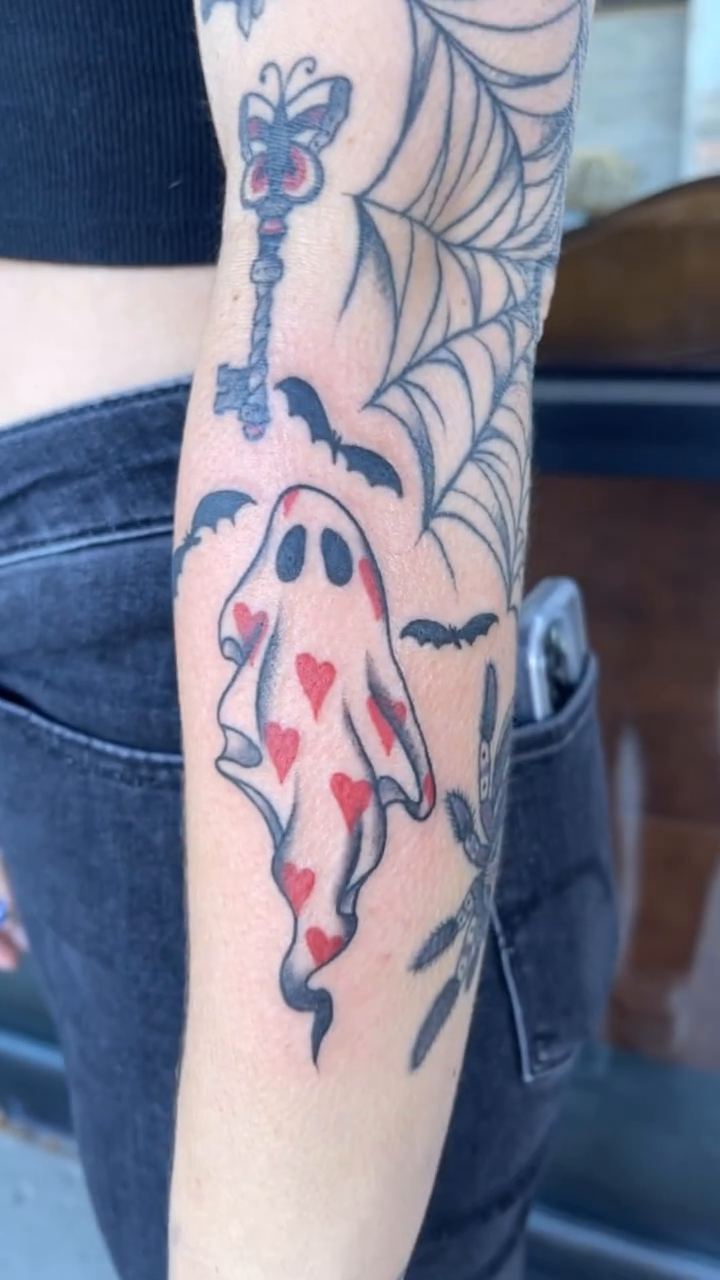 Tattoo by @nefjax — illustrative, black_and_grey