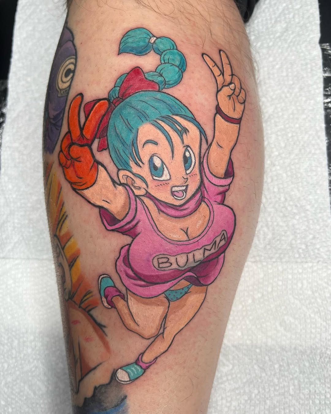 Tattoo by @azu.inks — anime, new_school