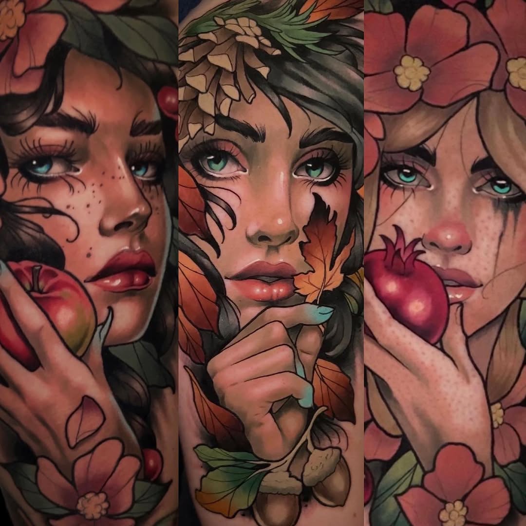Tattoo by @andreytattooing — realism, neo_traditional