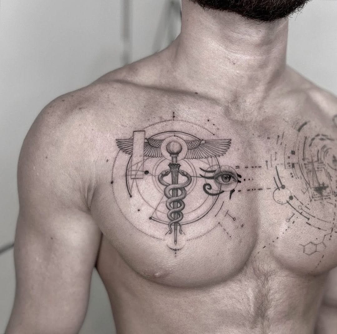 Tattoo by @johny_bozoki — geometric
