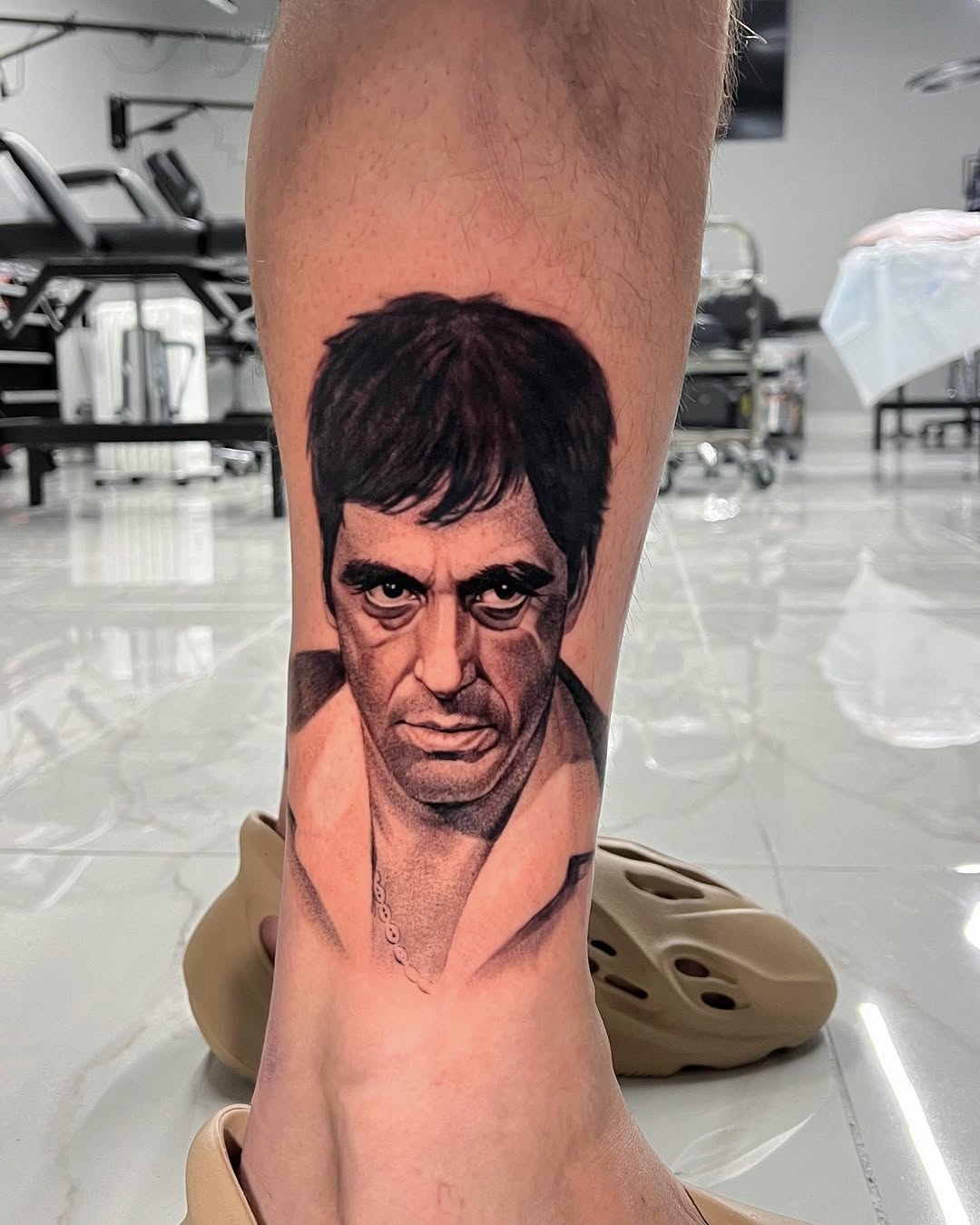 Tattoo by @joey_hella — realism, black_and_grey