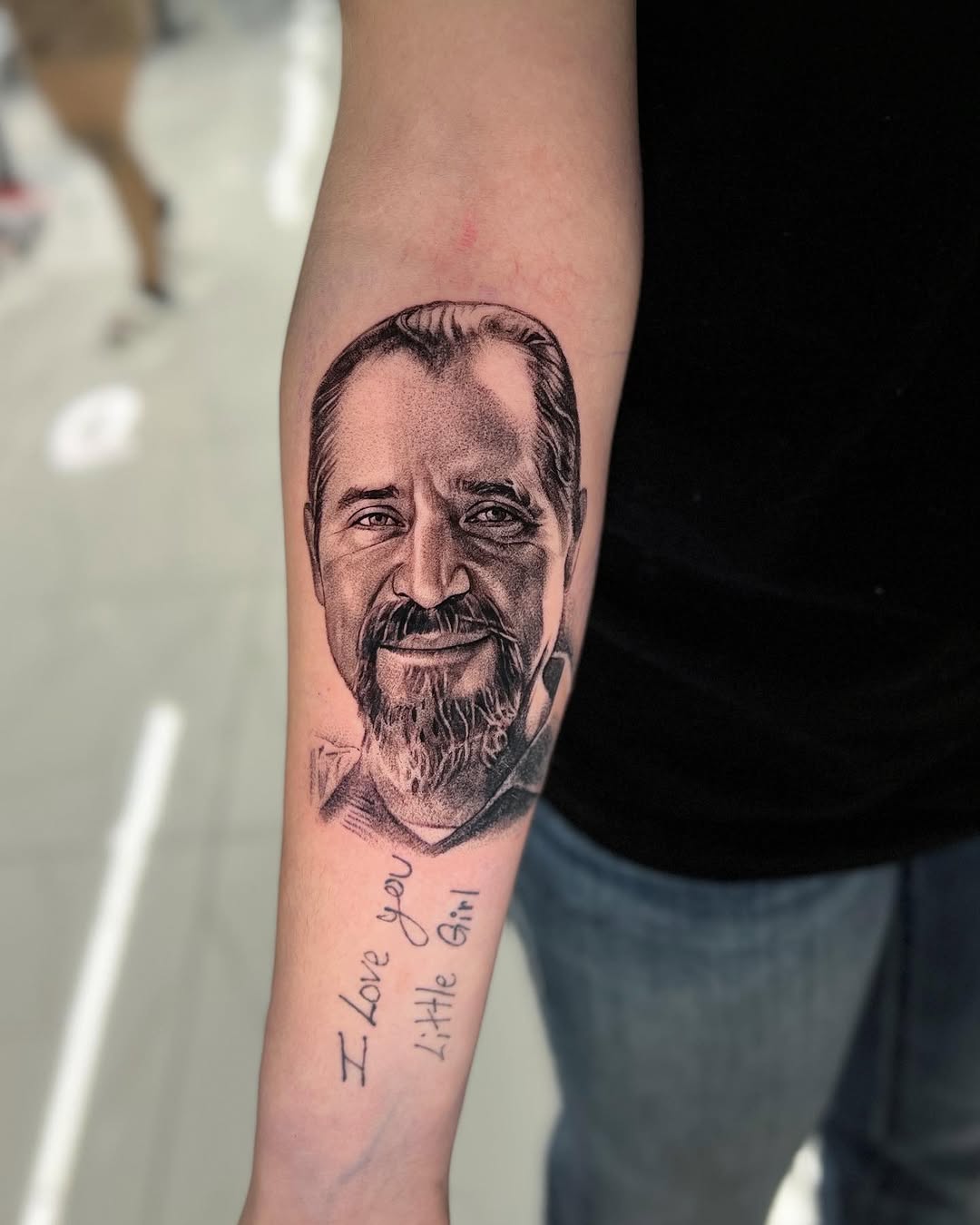 Tattoo by @joey_hella — realism, black_and_grey