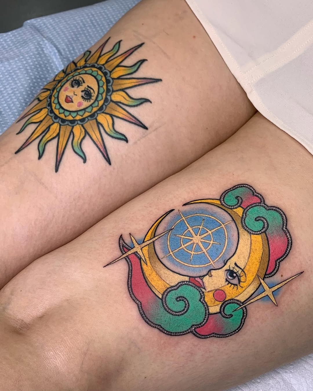 Tattoo by @kate.fluet — american_traditional, neo_traditional