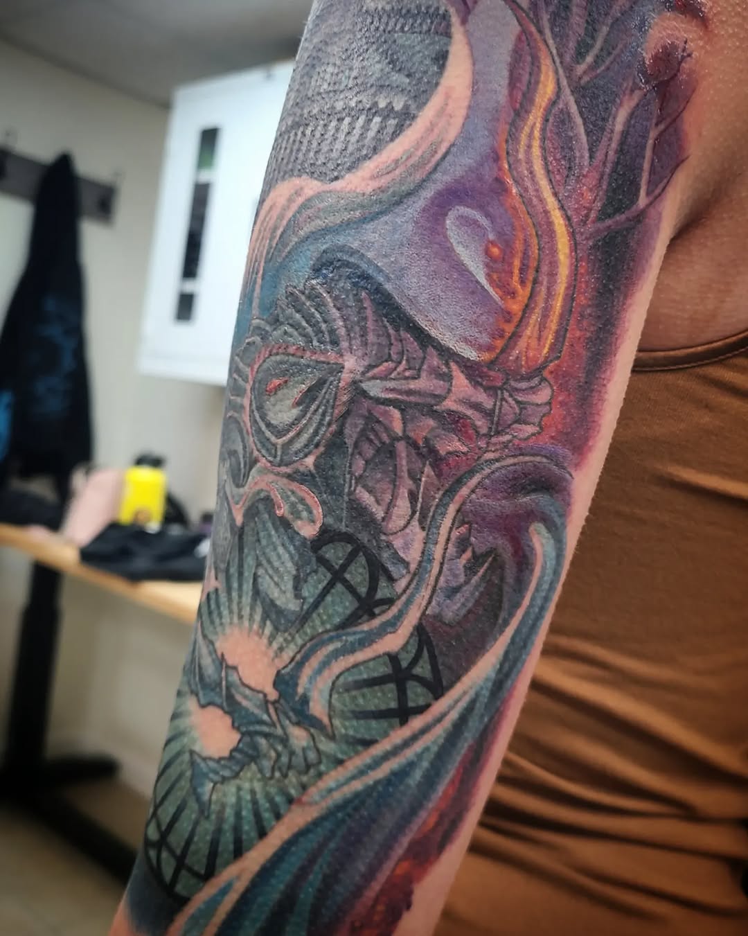 Tattoo by @drvodkatattoos — dark_realism