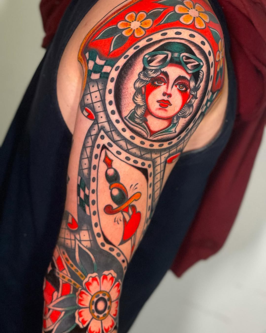 Tattoo by @jmillertattoo — american_traditional, neo_traditional