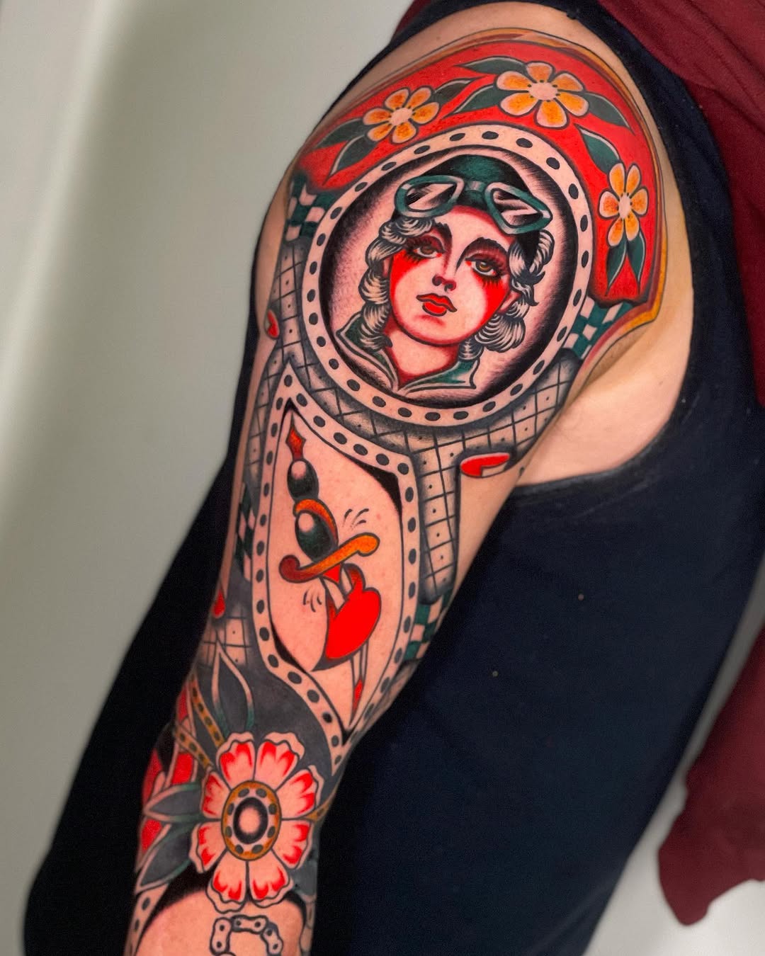 Tattoo by @jmillertattoo — american_traditional, neo_traditional