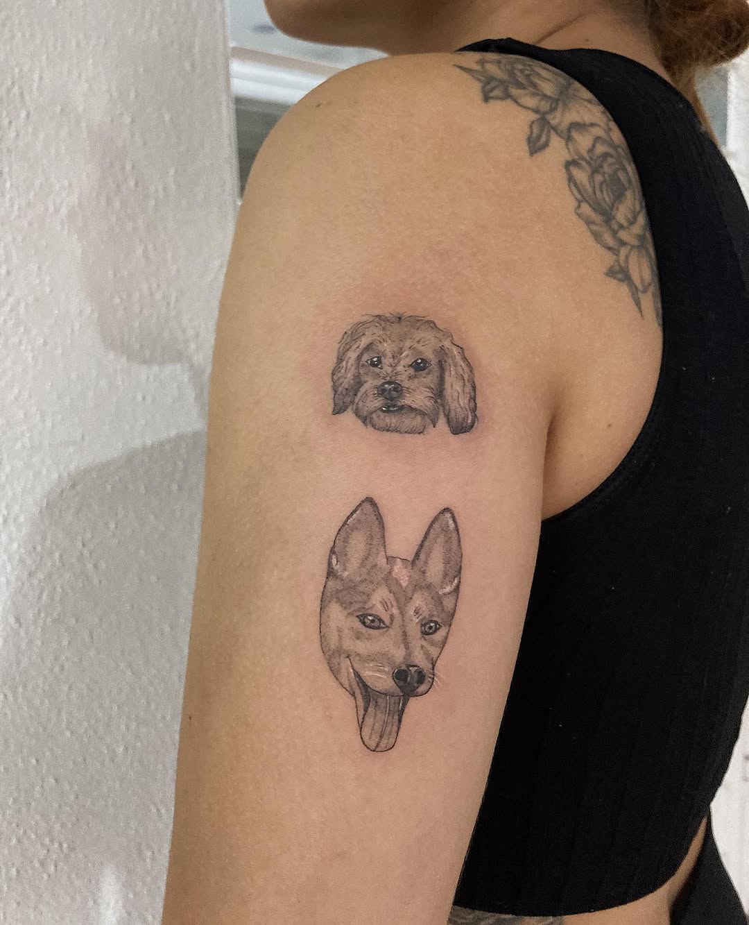 Tattoo by @jaqui.sieras — realism, black_and_grey