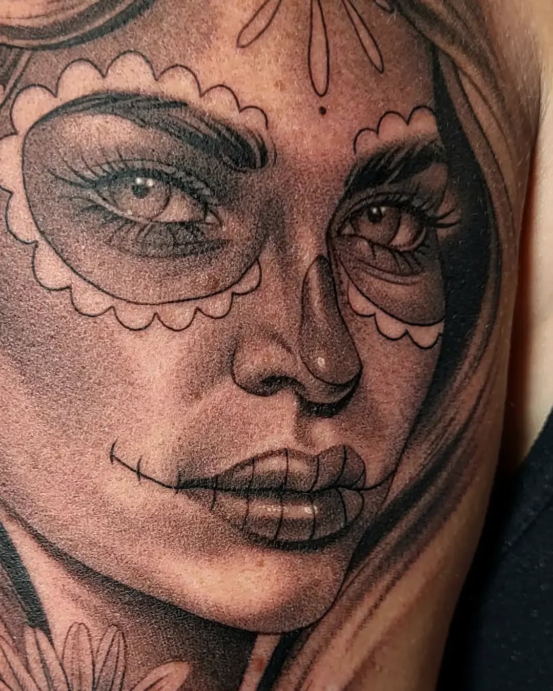 Tattoo by @jaclyngreb — realism, black_and_grey