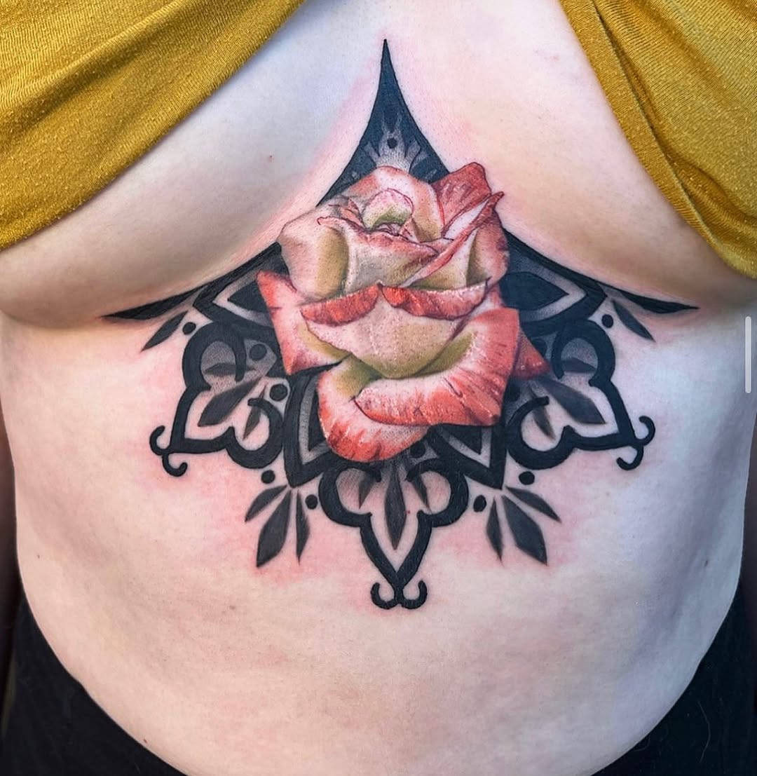 Tattoo by @mothteethart — realism, ornamental