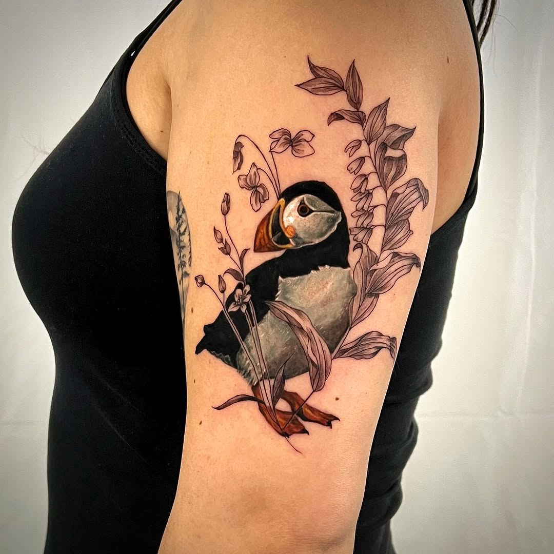 Tattoo by @varonyart — realism, fine_line