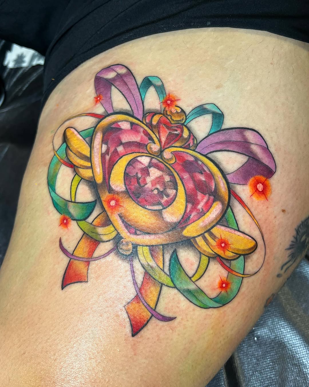 Tattoo by @emilytattoos — new_school, anime