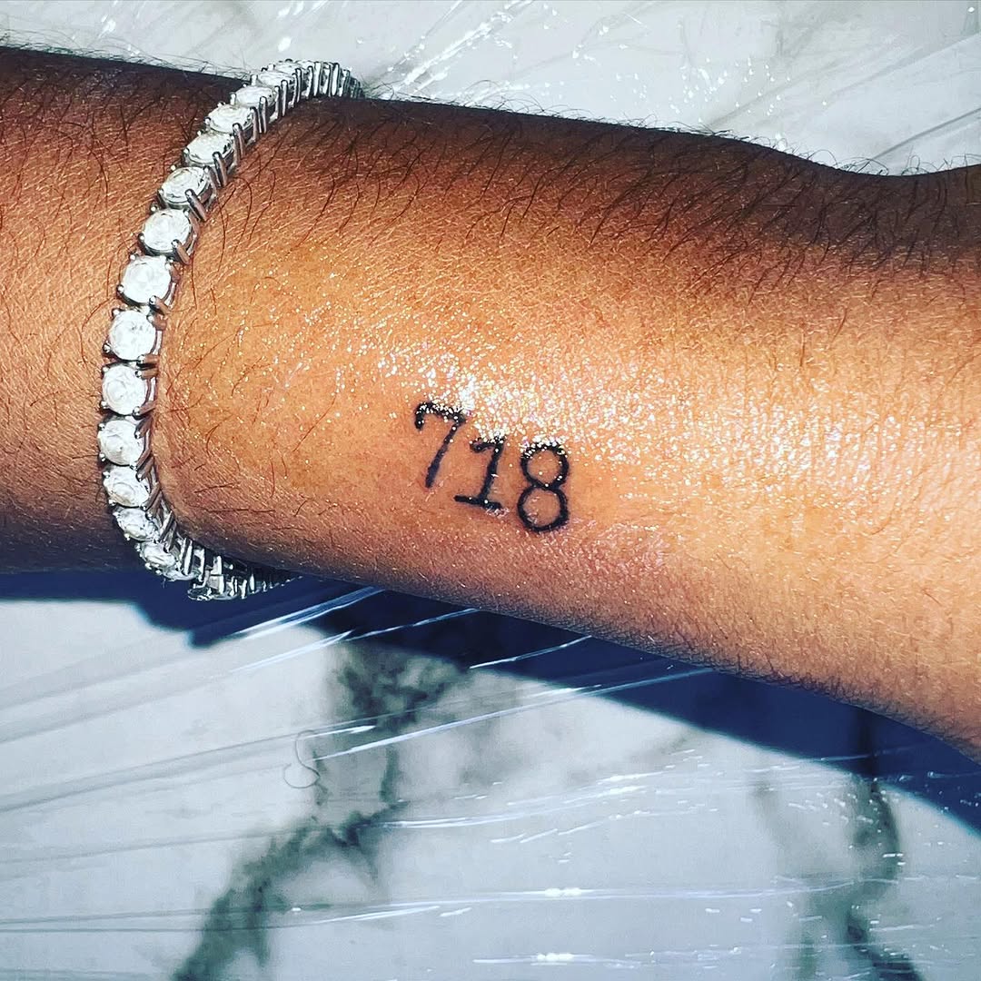 Tattoo by @cmoreink — lettering_script, fine_line