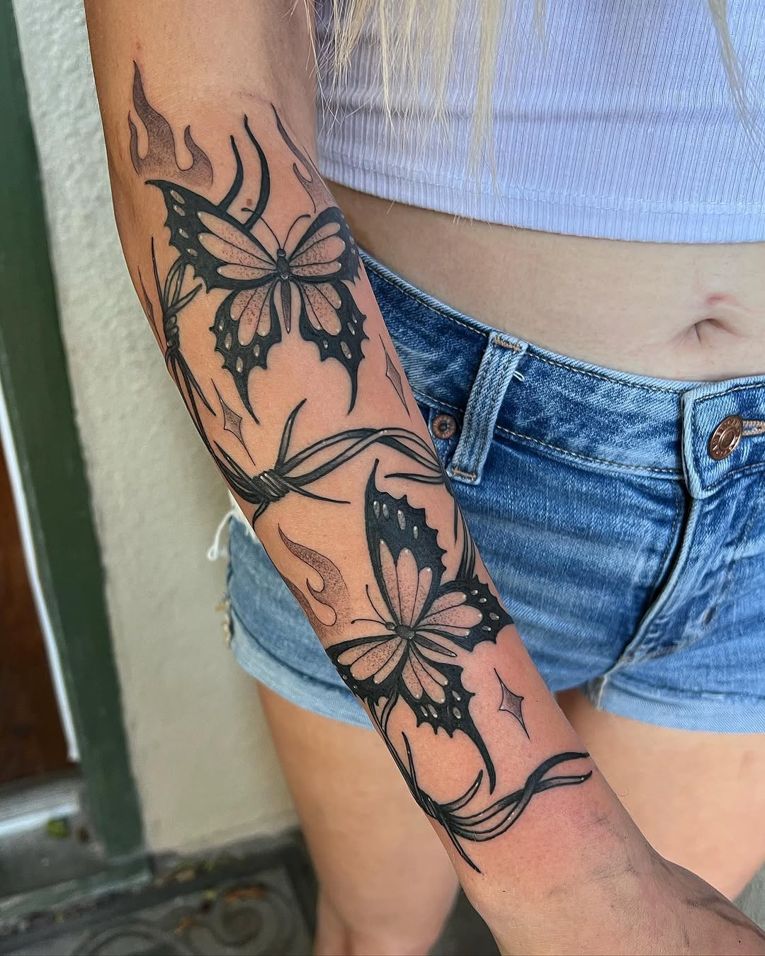 Tattoo by @danielpatricktattooer — blackwork
