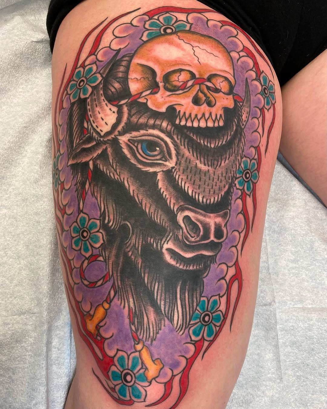 Tattoo by @jessewortheytattoo — neo_traditional, black_and_grey