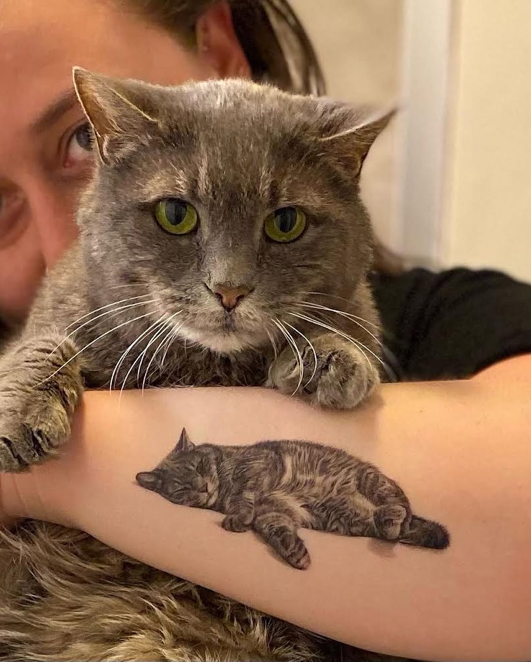 Tattoo by @tattooist_yeono — realism, black_and_grey