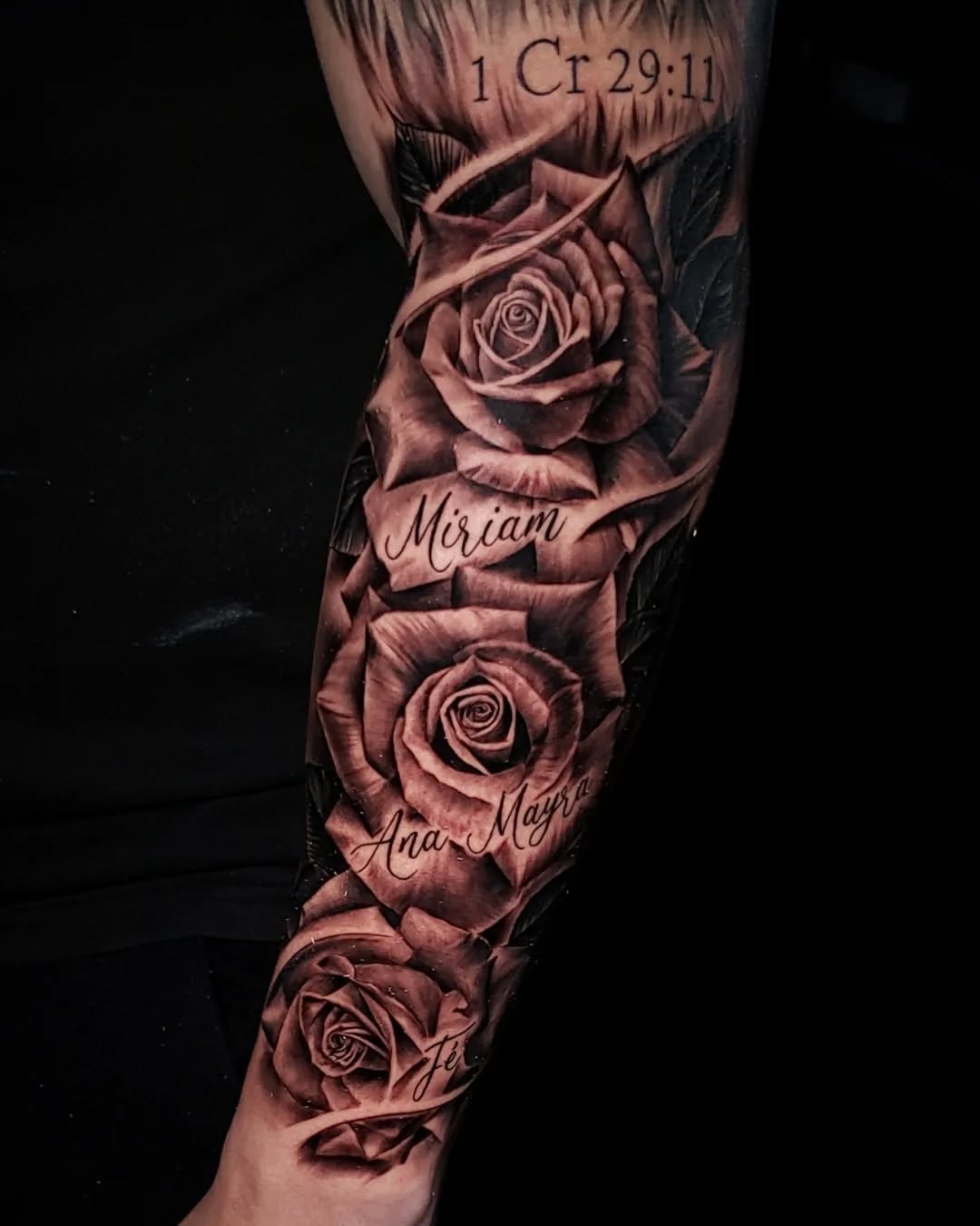 Tattoo by @mannytattooartist โ realism, black_and_grey