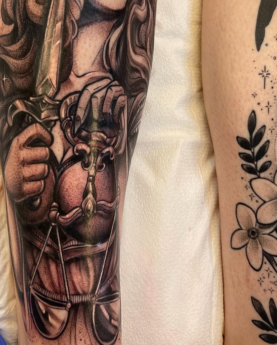 Tattoo by @judes_draws — black_and_grey, realism