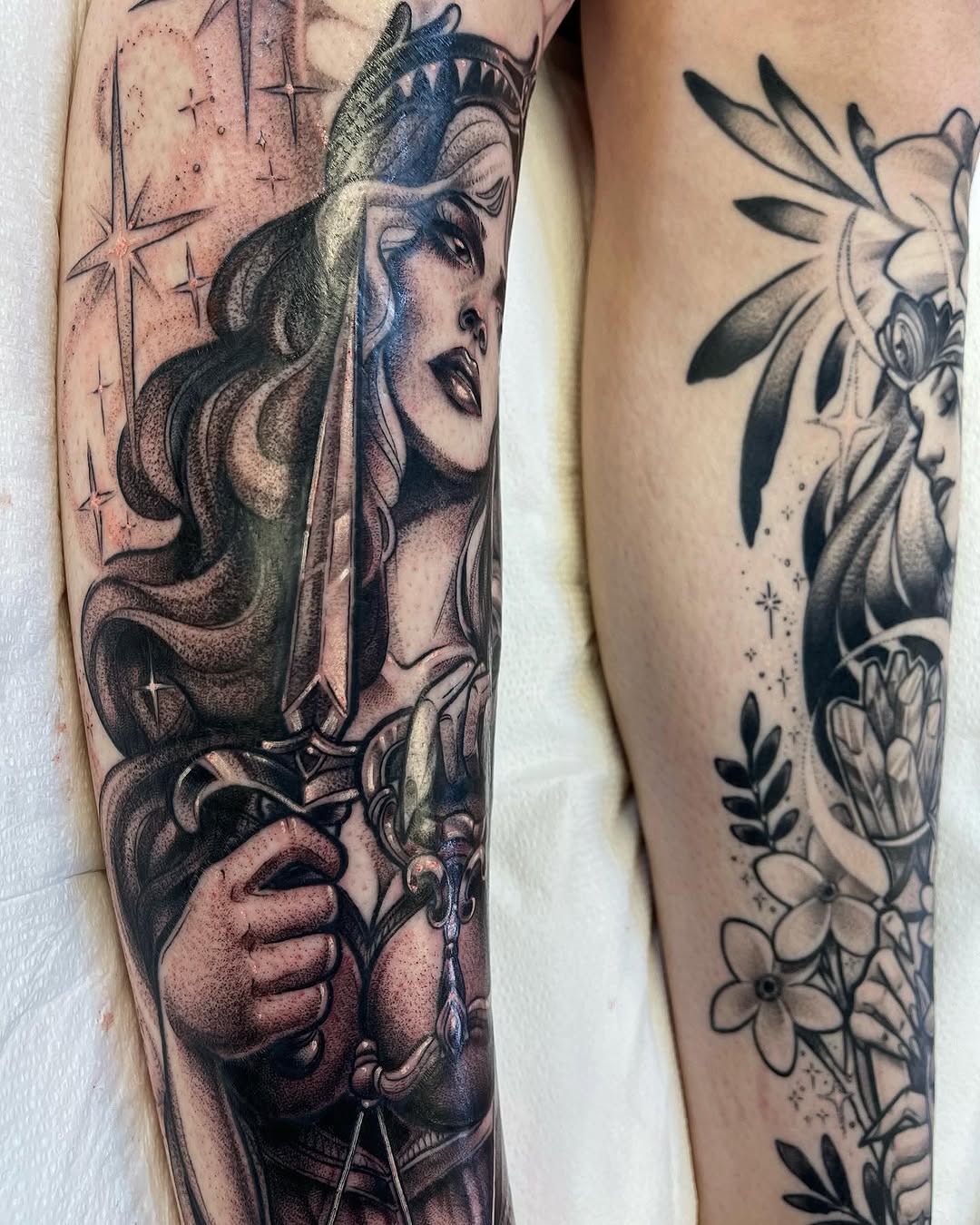 Tattoo by @judes_draws — black_and_grey, realism