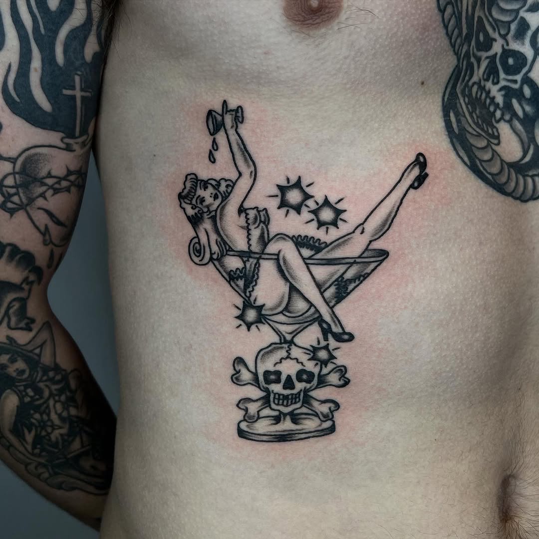 Tattoo by @syrenbier — american_traditional, illustrative