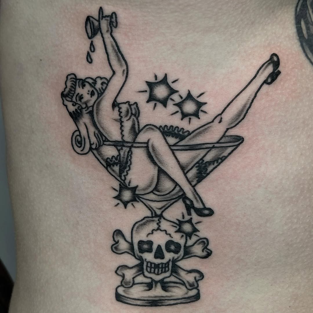 Tattoo by @syrenbier — american_traditional, illustrative