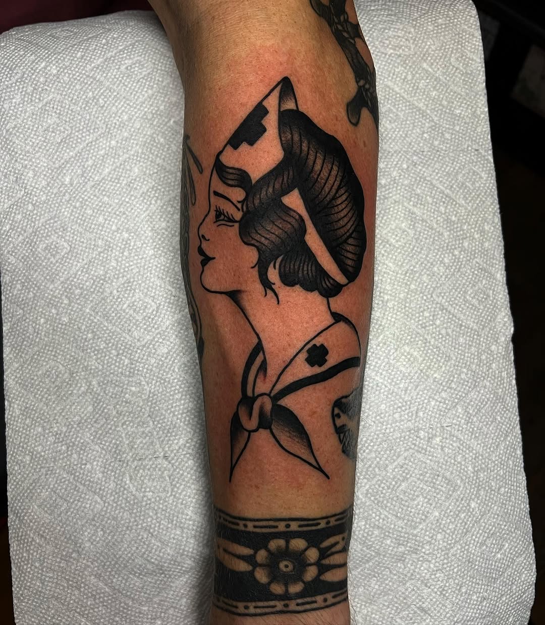 Tattoo by @tattoosbyatom — american_traditional, illustrative