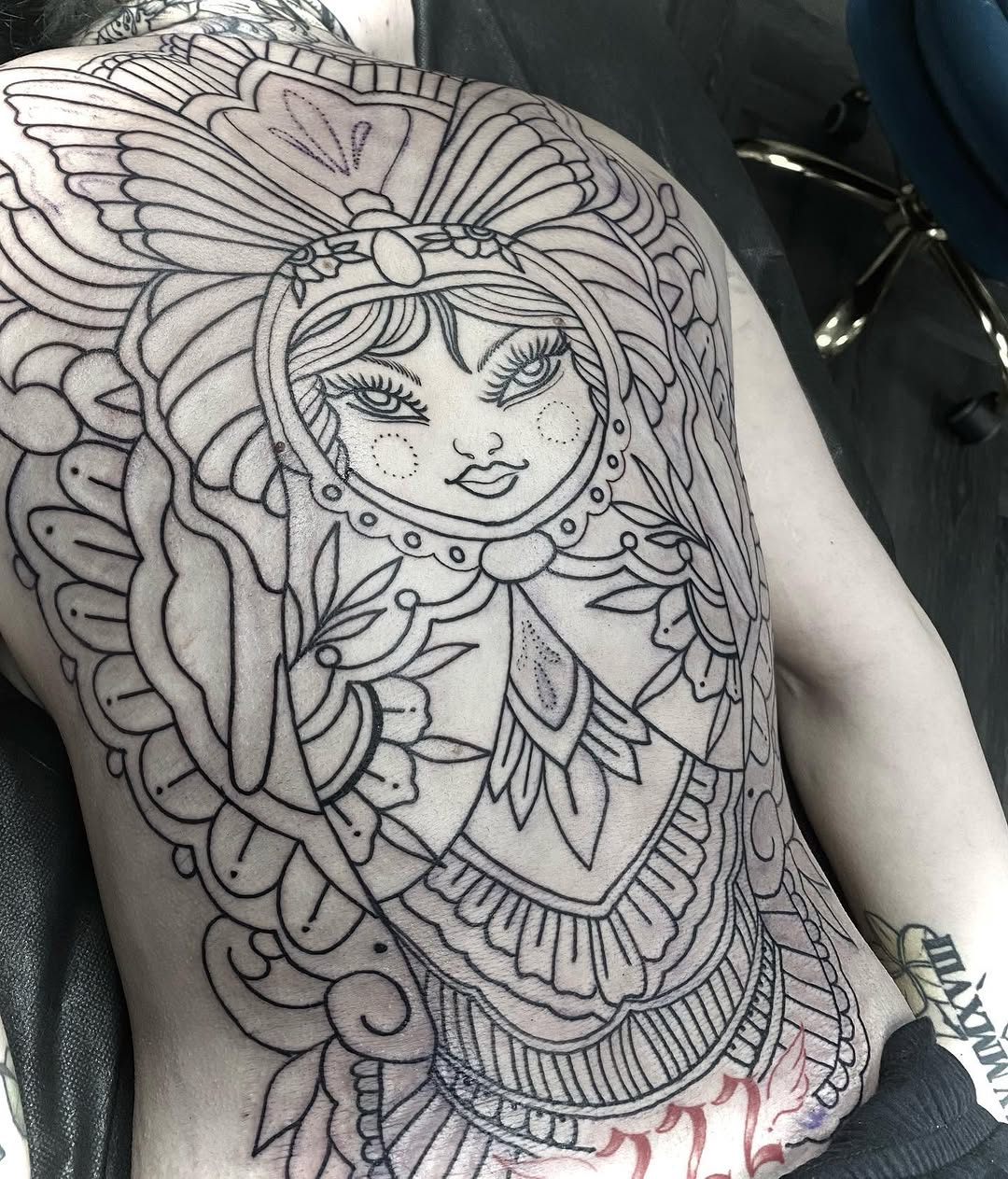 Tattoo by @tattoosby_cieraa — illustrative, ornamental