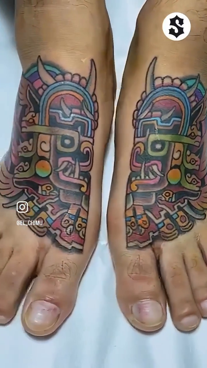 Tattoo by @el_chimu — geometric, tribal