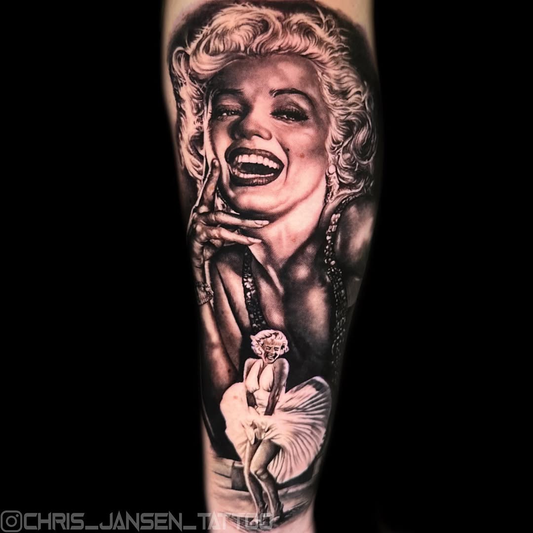 Tattoo by @chrisjansenofficial β realism, black_and_grey
